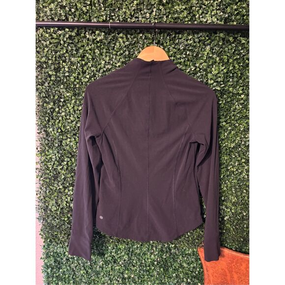 Athleta Black Salutation Jacket Full Zip Sz Small - Picture 4 of 4
